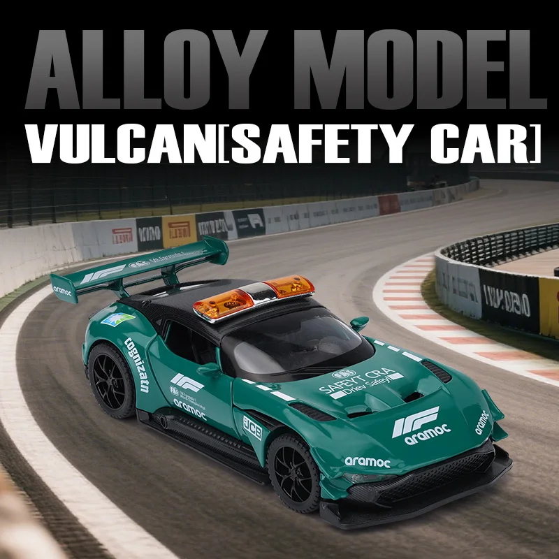 1:32 Aston Martin Vulcan F1 Safety Car Sports Car Alloy Die-cast Children's Toy Model Simulation Sound and Light Gift
1:32 Aston Martin Vulcan F1 Safety Car Sports Car Alloy Die-cast Children's Toy Model Simulation Sound and Light Gift