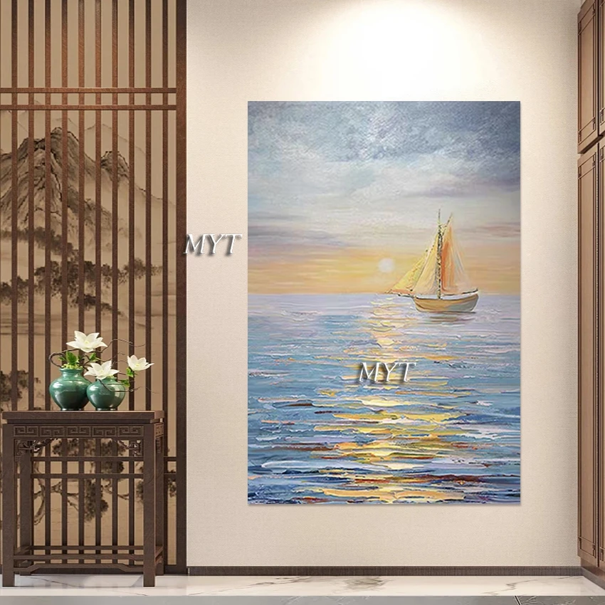 Парусник Морской пейзаж Абстрактные художественные картины, холст Современный декор ресторана, безрамная, естественная пейзажная картина, произведения искусства ручной работы
Парусник Морской пейзаж Абстрактные художественные картины, холст Современный декор ресторана, безрамная, естественная пейзажная картина, произведения искусства ручной работы