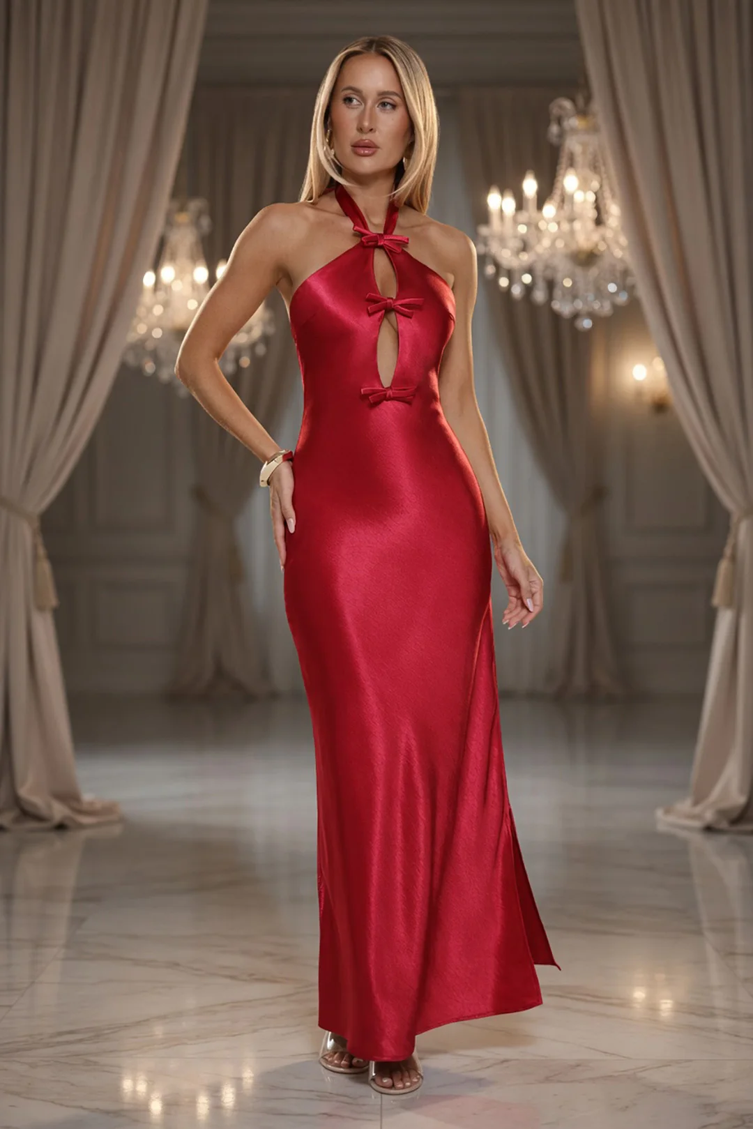 Bow decoration Halter Elegant Dress For Women 2026 New Summer Evening Party Celebrity Bodycon Long Dress Red Brown Prom Vestido
Bow decoration Halter Elegant Dress For Women 2026 New Summer Evening Party Celebrity Bodycon Long Dress Red Brown Prom Vestido