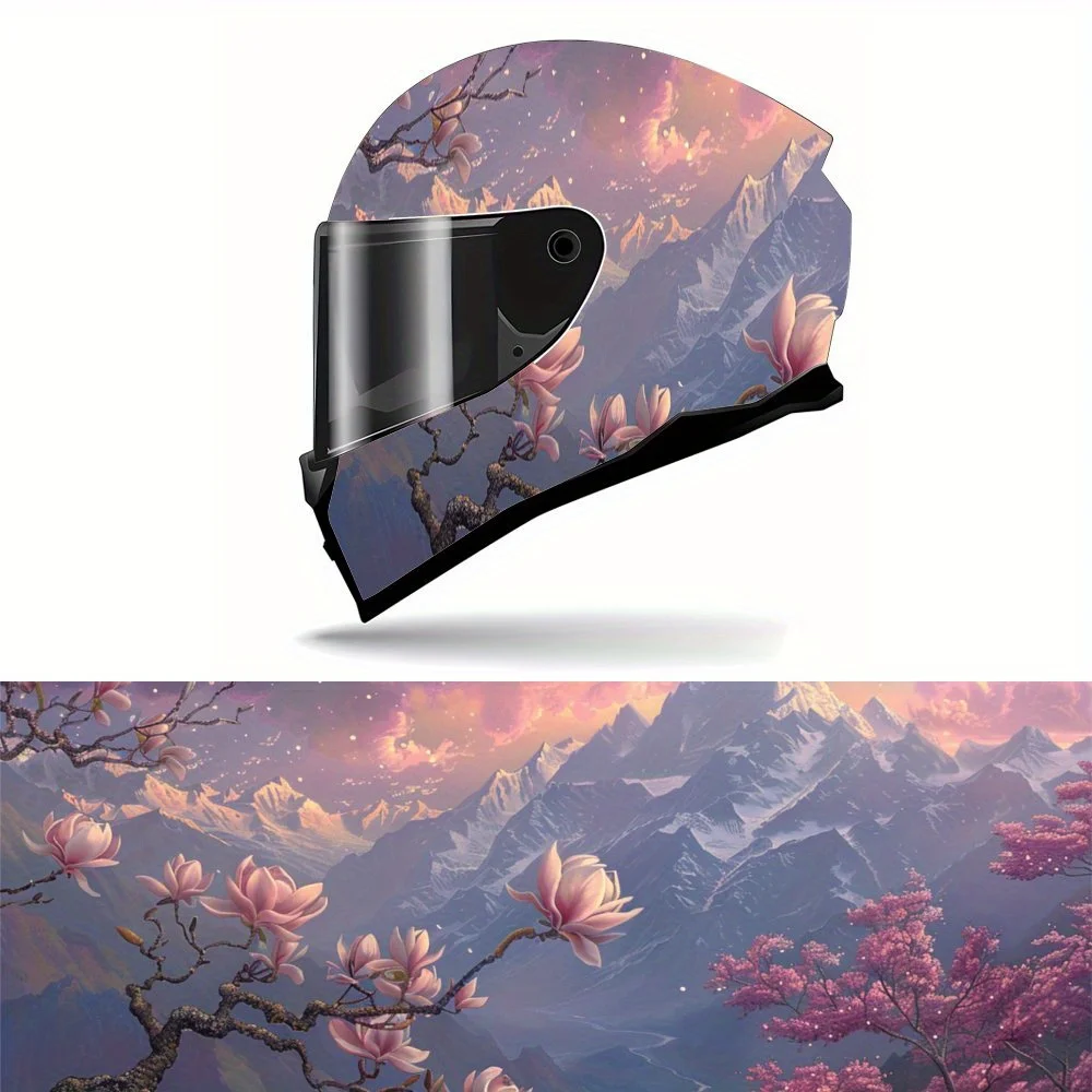 Цветок Цветение на горной Пик: Экокатеры шлема Розовый цветок Снежная гора Тема Наклейка, Виниловый мотоциклетный шлем Графика St
Цветок Цветение на горной Пик: Экокатеры шлема Розовый цветок Снежная гора Тема Наклейка, Виниловый мотоциклетный шлем Графика St