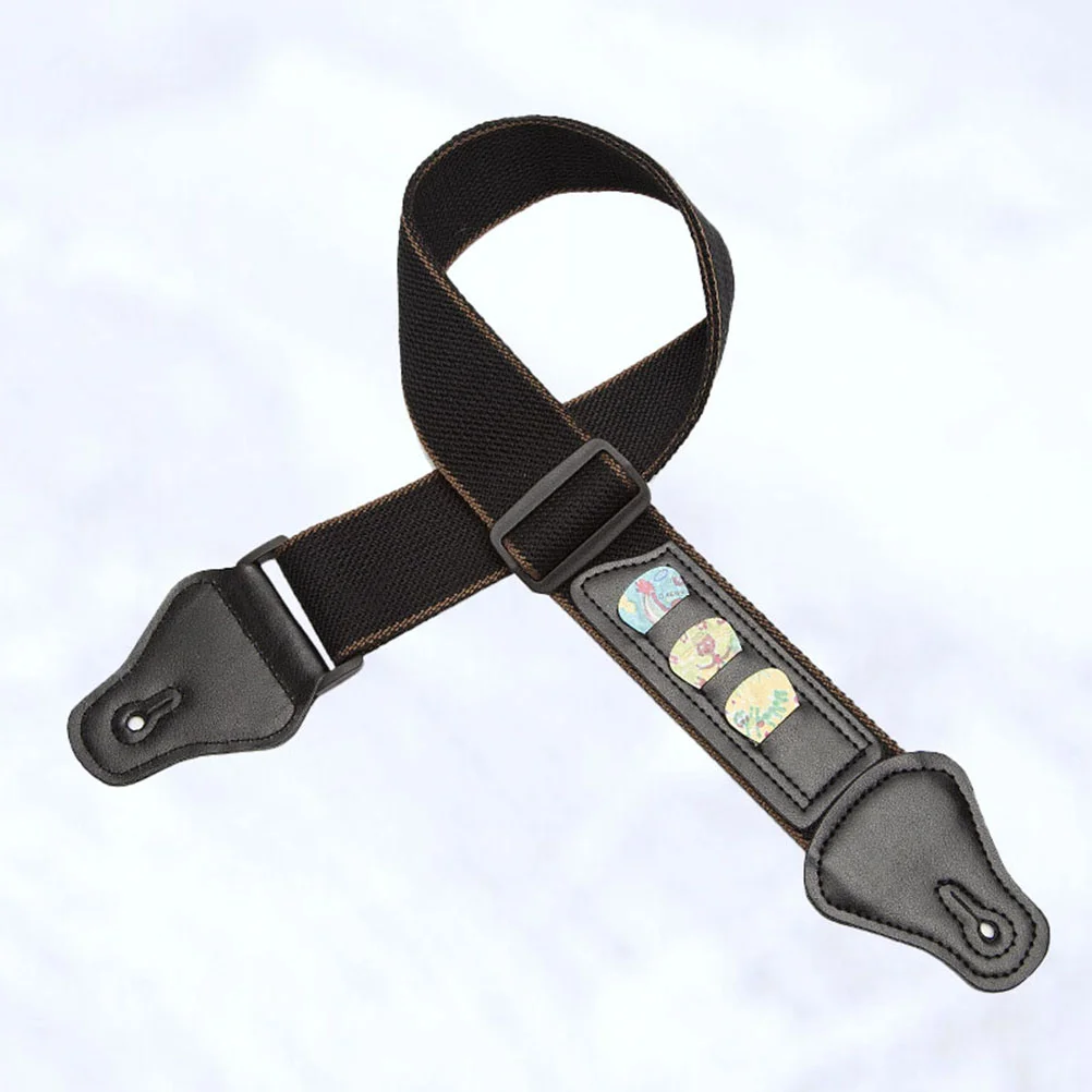 PU Pure Cotton Durable Guitar Strap Acoustic Electric Guitar Strap with Guitar Pick Slot Bass Strap Adjustable Guitar Be
PU Pure Cotton Durable Guitar Strap Acoustic Electric Guitar Strap with Guitar Pick Slot Bass Strap Adjustable Guitar Be