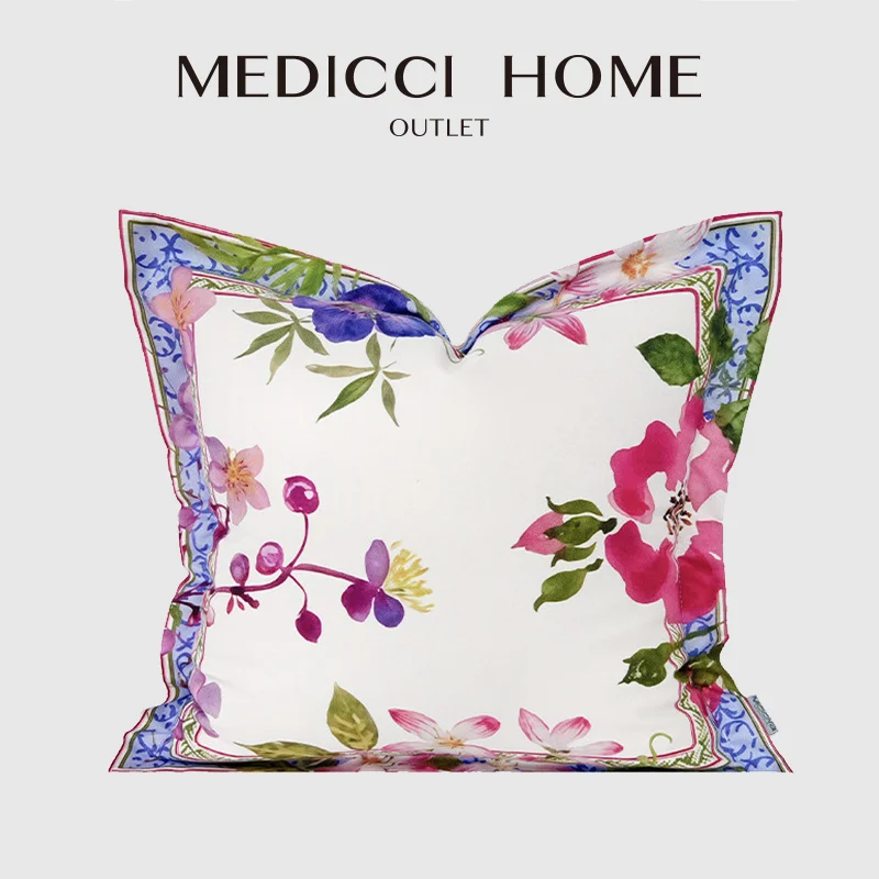 Medicci Home French Vibrant Floral Watercolor Design Decorative Cushion Cover Luxury Stunning Throw Pillowcase Spring Home Decor
Medicci Home French Vibrant Floral Watercolor Design Decorative Cushion Cover Luxury Stunning Throw Pillowcase Spring Home Decor