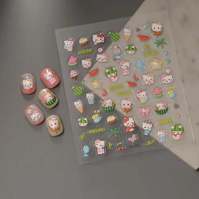 Наклейки для ногтей Sanrio HelloKitty 3D, наклейки для ногтей, наклейки для ногтей с изображением кота, банта, звезды, маникюра, «сделай сам», счастливые аксессуары, наклейки для ногтей
Наклейки для ногтей Sanrio HelloKitty 3D, наклейки для ногтей, наклейки для ногтей с изображением кота, банта, звезды, маникюра, «сделай сам», счастливые аксессуары, наклейки для ногтей