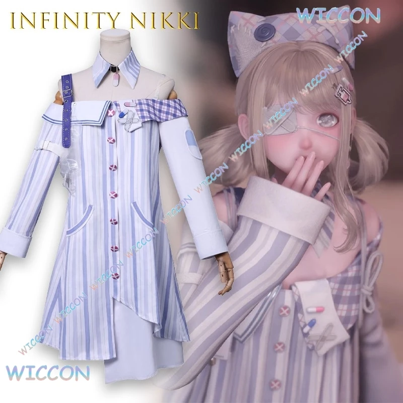 Infinity Nikki Experimental Quirky Lolita Maid Cosplay Costume Anime Roleplay Game Halloween Party Outfit Transformable Christma
Infinity Nikki Experimental Quirky Lolita Maid Cosplay Costume Anime Roleplay Game Halloween Party Outfit Transformable Christma