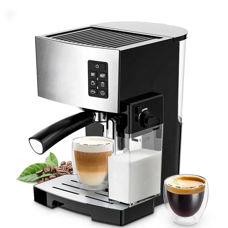 Cross-border spot automatic coffee machine household small Italian milk frother all-in-one 19bar coffee machine wholesale
Cross-border spot automatic coffee machine household small Italian milk frother all-in-one 19bar coffee machine wholesale