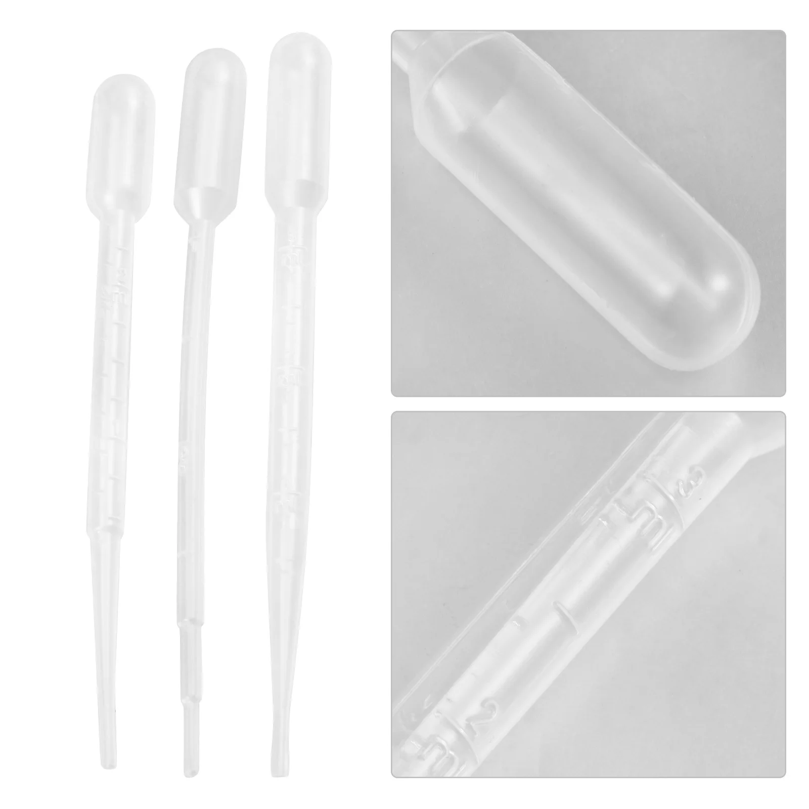 300pcs Plastic Graduated Pipettes 1Ml 2Ml 3Ml Clear Liquid Transfer Tools For Essential Oils Cosmetics Fragrance Mixing
300pcs Plastic Graduated Pipettes 1Ml 2Ml 3Ml Clear Liquid Transfer Tools For Essential Oils Cosmetics Fragrance Mixing