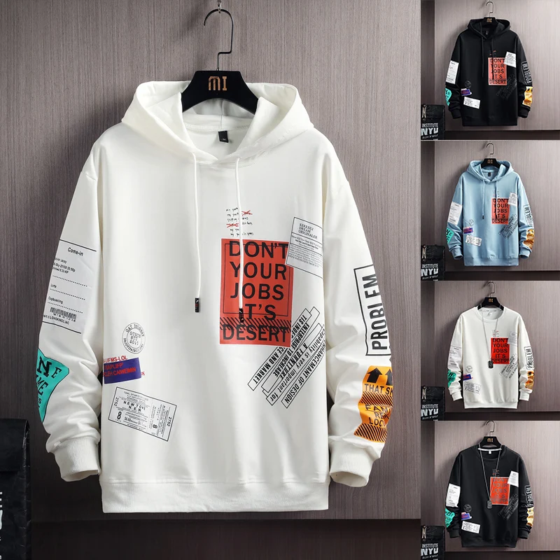 Trendy Outfits Harajuku Hooded Sweatshirt Crewneck Sweatshirt For Men Autumn Winter Hoodie Men Clothing Print Long Sleeve Tops
Trendy Outfits Harajuku Hooded Sweatshirt Crewneck Sweatshirt For Men Autumn Winter Hoodie Men Clothing Print Long Sleeve Tops