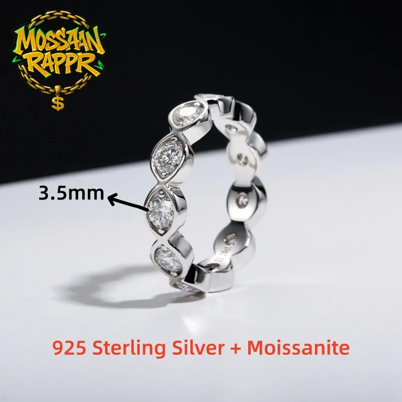 MossanRappr 3,5 мм D цвет полный муассанит вечность обручальное кольцо для женщин стерлингового серебра 925 пробы роскошное кольцо ювелирные изделия подарок
MossanRappr 3,5 мм D цвет полный муассанит вечность обручальное кольцо для женщин стерлингового серебра 925 пробы роскошное кольцо ювелирные изделия подарок