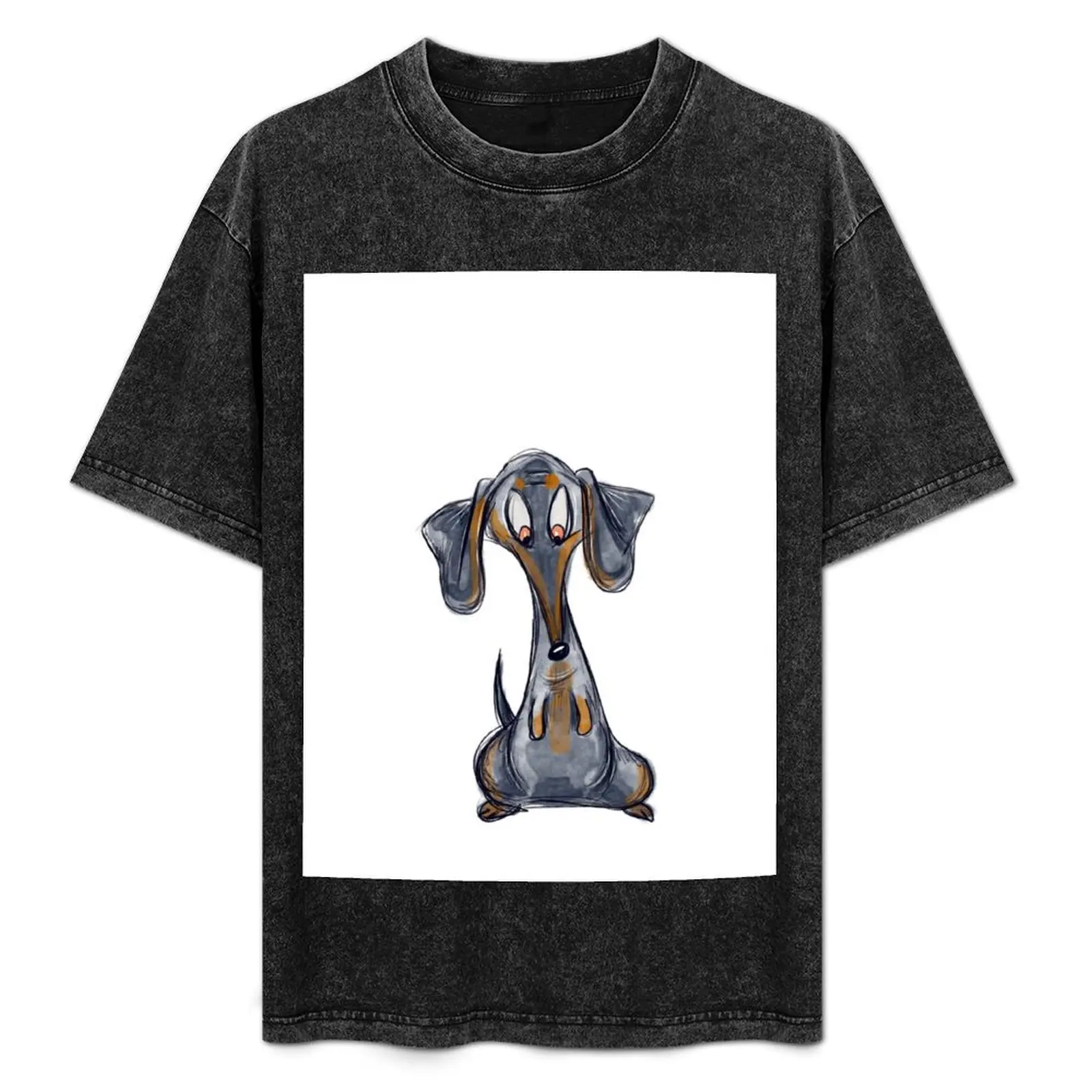Cute Black and Tan Dachshund T-Shirt Basic Plain Tee for Spring and Summer
Cute Black and Tan Dachshund T-Shirt Basic Plain Tee for Spring and Summer