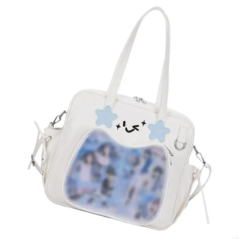 School Girl Crossbody Bag Anime Clear Window PU Leather Shoulder Handbag Itabag 20CA
School Girl Crossbody Bag Anime Clear Window PU Leather Shoulder Handbag Itabag 20CA