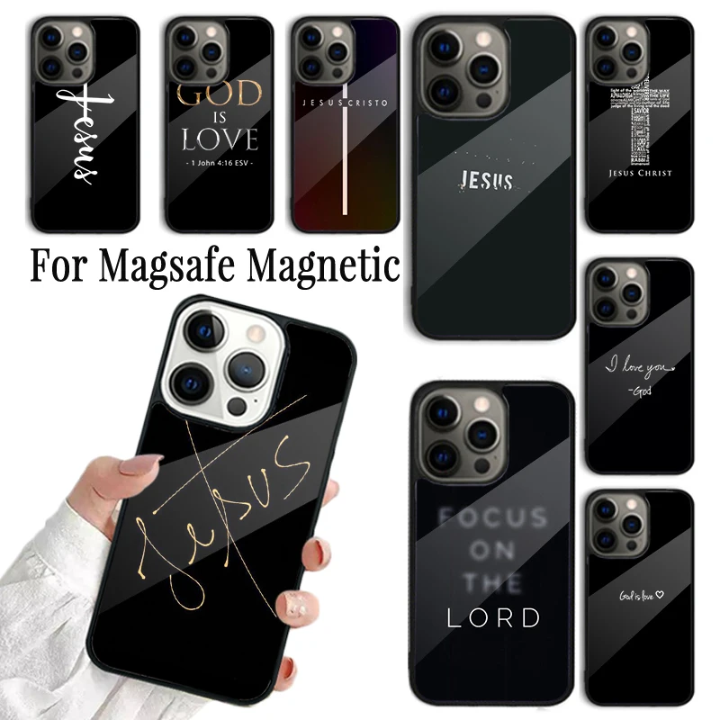 Чехол для Телефона iPhone 16 15 14 13 12 11 Pro Max Plus Magsafe, магнитный беспроводной чехол с цитатой из Библии, Иисуса Христа, Кристиана
Чехол для Телефона iPhone 16 15 14 13 12 11 Pro Max Plus Magsafe, магнитный беспроводной чехол с цитатой из Библии, Иисуса Христа, Кристиана