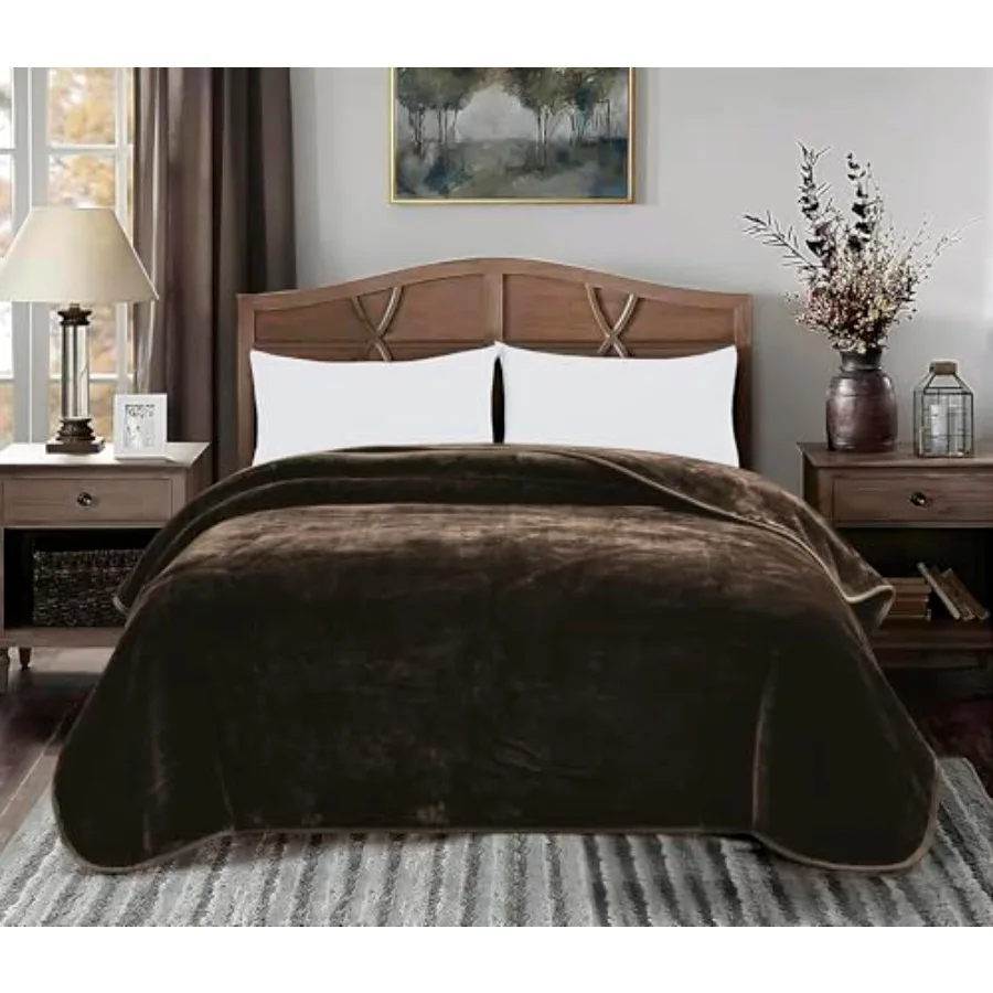 Heavy Single Ply 9 Lbs Korean Style Faux Mink Blanket 750GSM Thick Silky Soft Plush Raschel Mink Blanket 85" x 95" King Solid
Heavy Single Ply 9 Lbs Korean Style Faux Mink Blanket 750GSM Thick Silky Soft Plush Raschel Mink Blanket 85" x 95" King Solid