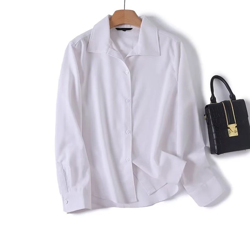 YENKYE 2025 Women Fashion Single Breasted White Shirt Blouse Vintage Lapel Neck Long Sleeves Female Office Chic Lady Shirts
YENKYE 2025 Women Fashion Single Breasted White Shirt Blouse Vintage Lapel Neck Long Sleeves Female Office Chic Lady Shirts
