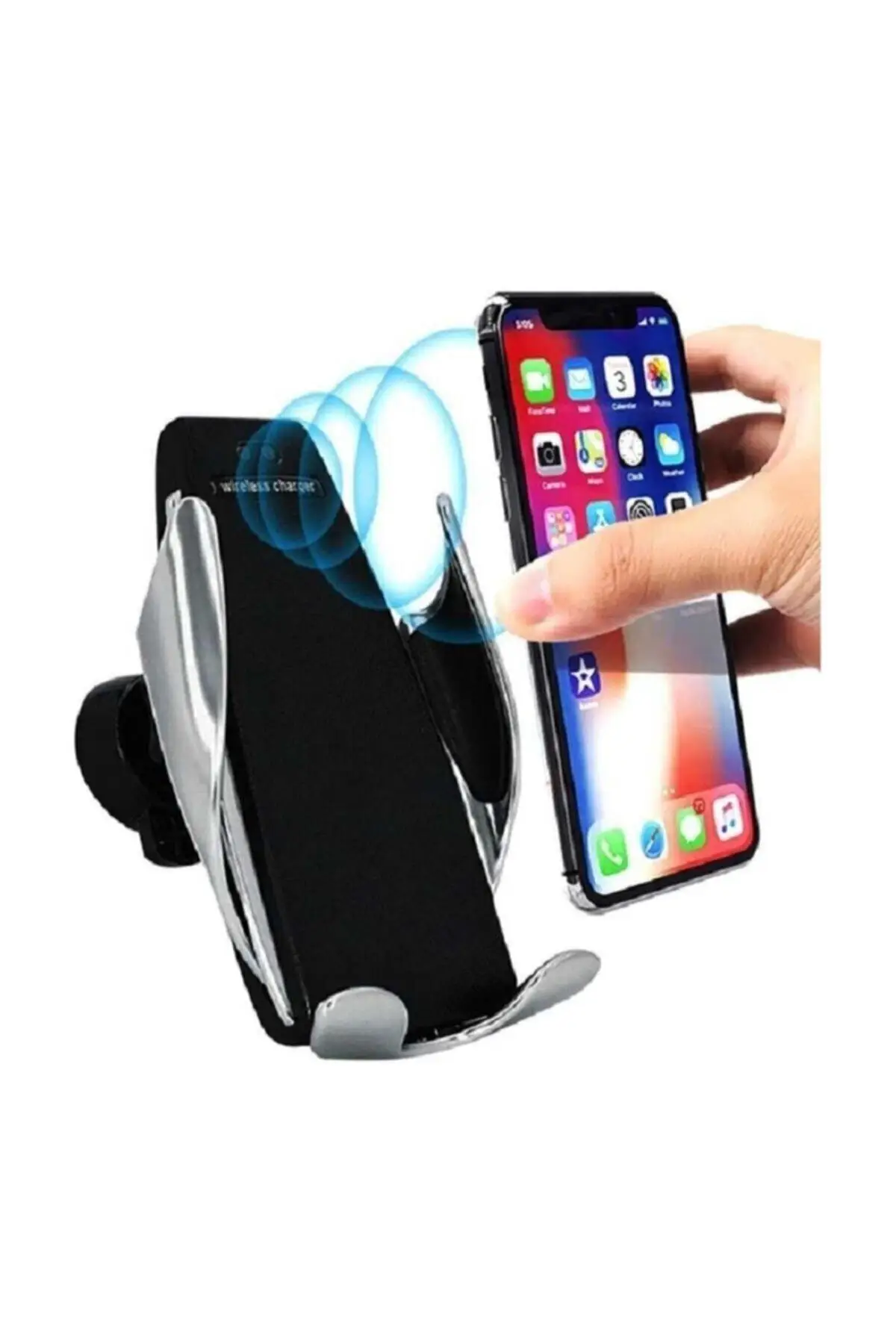 Car Wireless Charger Magnetic In-car phone holder with sensor-Opening & Closing arms Fast Charging Station Air Vent Stand item ..
Car Wireless Charger Magnetic In-car phone holder with sensor-Opening & Closing arms Fast Charging Station Air Vent Stand item ..