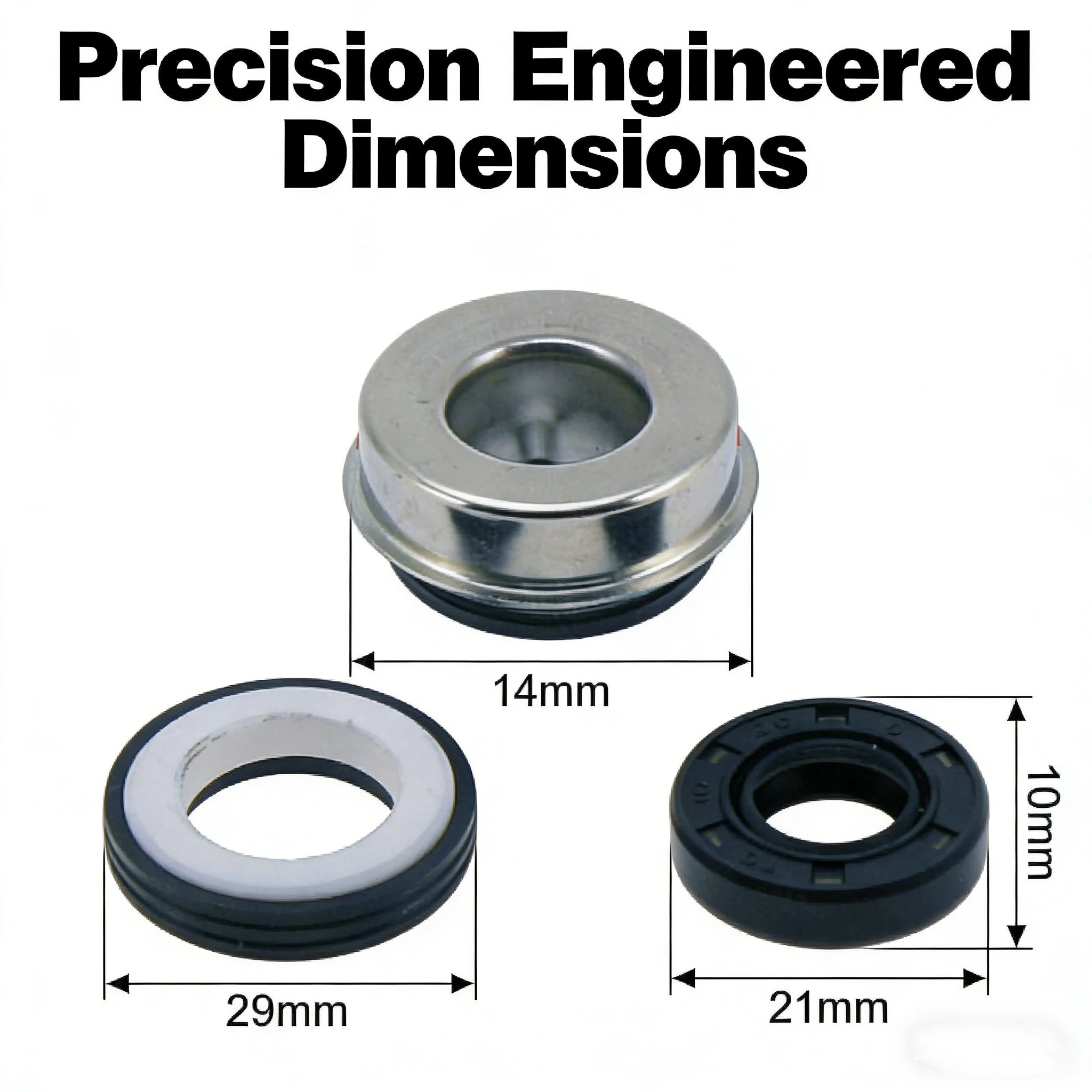 Water Pump Seal Set for Linhai 250/260/300/400cc Engines Fits Yamaha YP250/Linhai LH170MN VOG 250-300cc Prevents Coolant Leaks
Water Pump Seal Set for Linhai 250/260/300/400cc Engines Fits Yamaha YP250/Linhai LH170MN VOG 250-300cc Prevents Coolant Leaks