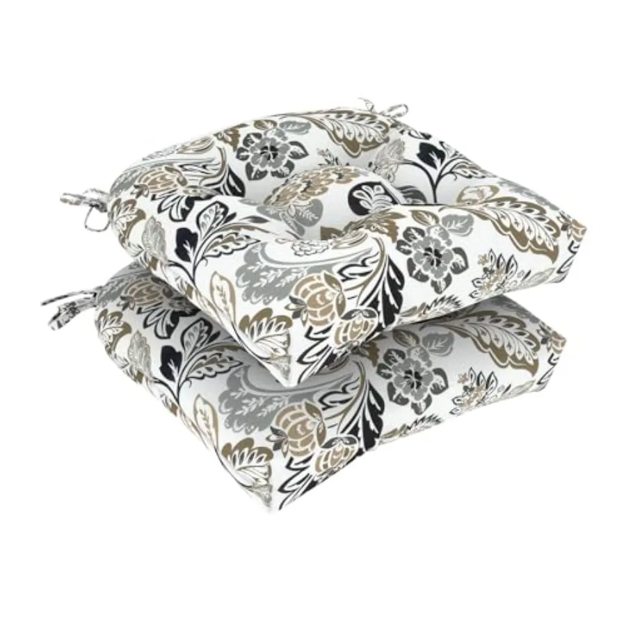 Set of 2 Outdoor Chair Cushions 19"x19"x4" Water Repellent Tufted Patio Seat Cushions with Ties Thick Replacement Pads for Wick
Set of 2 Outdoor Chair Cushions 19"x19"x4" Water Repellent Tufted Patio Seat Cushions with Ties Thick Replacement Pads for Wick
