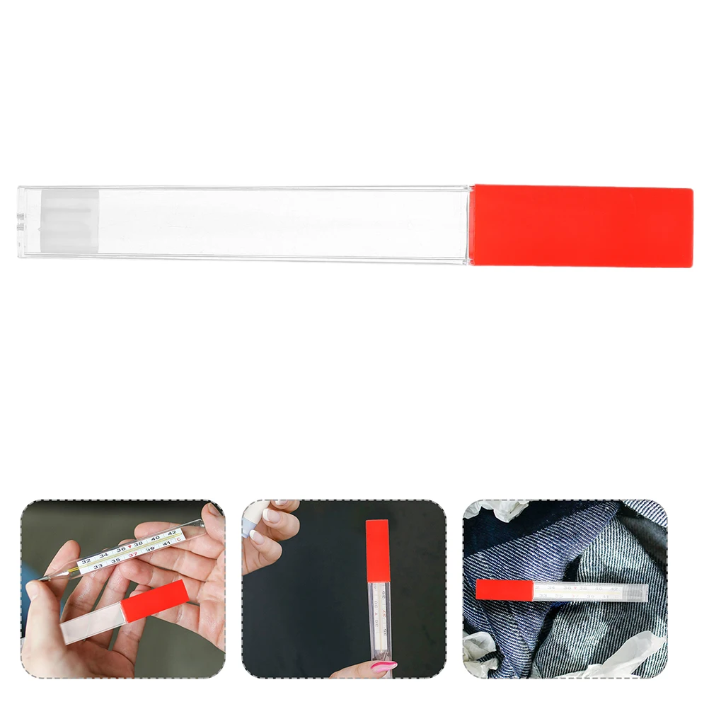Sturdy Plastic Thermometer Storage Tube for Adult Body Temperature Needles Protection Multifunctional Holder Medical
Sturdy Plastic Thermometer Storage Tube for Adult Body Temperature Needles Protection Multifunctional Holder Medical
