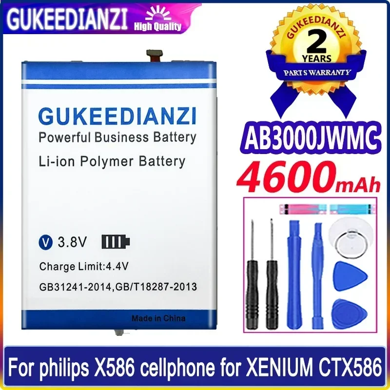 AB3000JWMC 4600 мАч аккумуляторы для мобильных телефонов для philips X586 для XENIUM CTX586 сменный портативный аккумулятор для смартфона
AB3000JWMC 4600 мАч аккумуляторы для мобильных телефонов для philips X586 для XENIUM CTX586 сменный портативный аккумулятор для смартфона