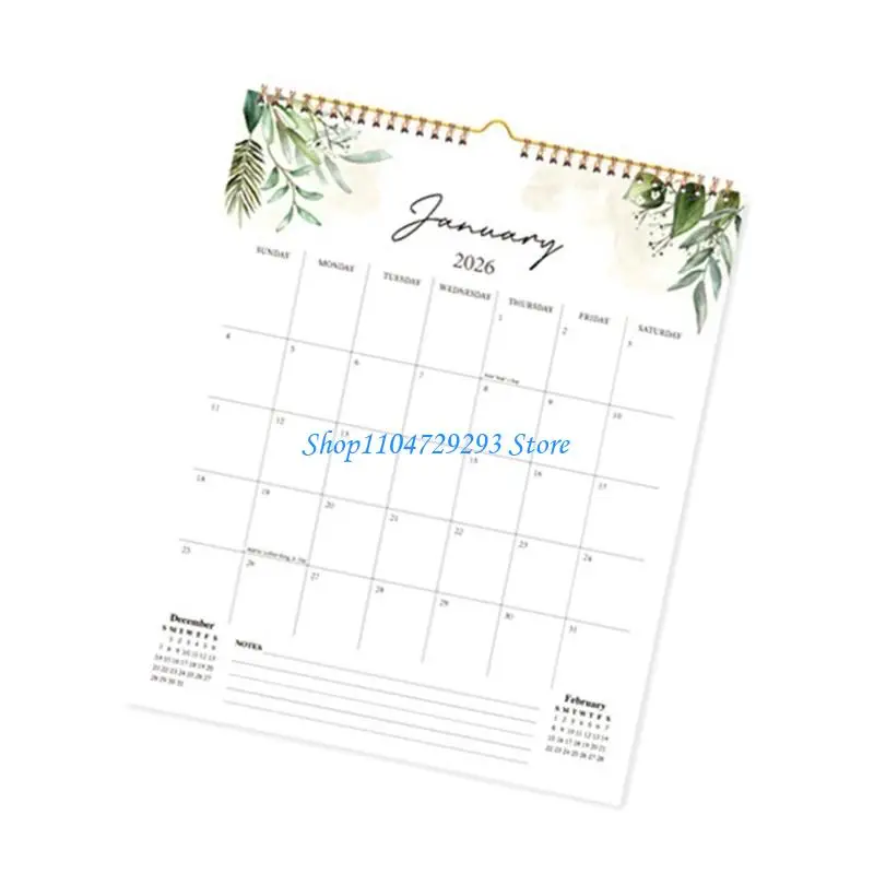 Y2GD 2026 Wall Calendar Monthly Planner 12 Month runs from January to December For Daily Weekly Scheduling 29.5x37cm
Y2GD 2026 Wall Calendar Monthly Planner 12 Month runs from January to December For Daily Weekly Scheduling 29.5x37cm