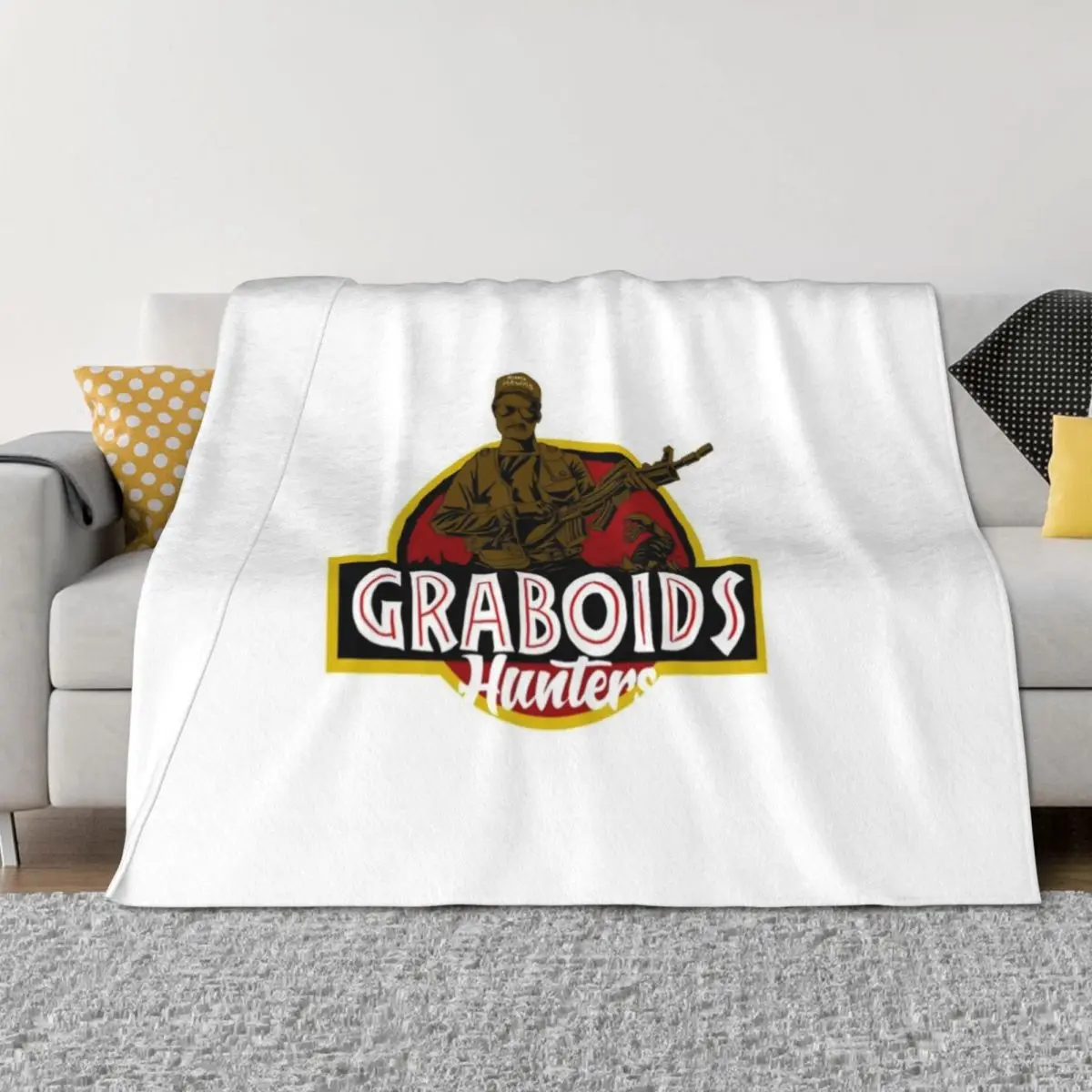 Tremors Graboids Hunters Classic T-Shirt Throw Blanket Blankets For Sofas Luxury St decorative Camping Blankets
Tremors Graboids Hunters Classic T-Shirt Throw Blanket Blankets For Sofas Luxury St decorative Camping Blankets