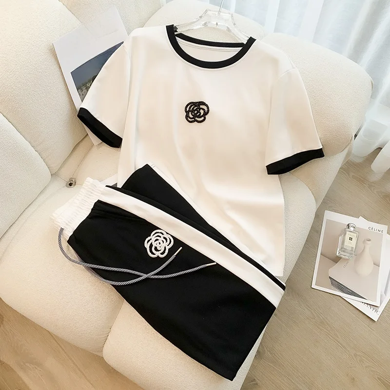 High-End Wide Leg Pants Casual Set Women Summer 2026 New Fashion Youthful Sporty Two-Piece Set Elegant Age-Defying Trendy
High-End Wide Leg Pants Casual Set Women Summer 2026 New Fashion Youthful Sporty Two-Piece Set Elegant Age-Defying Trendy