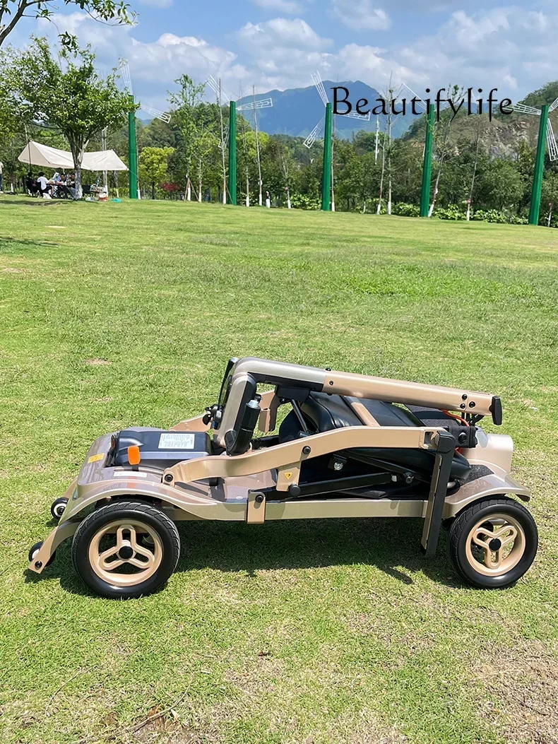 AA Electric four-wheeled household small elderly scooter elderly moped lightweight folding battery car
AA Electric four-wheeled household small elderly scooter elderly moped lightweight folding battery car
