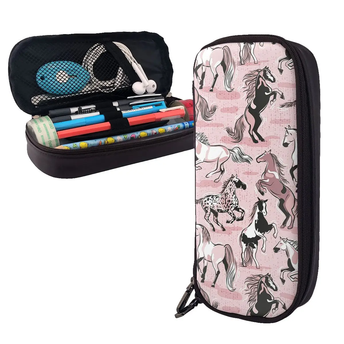 Horses In The Wind Cotton Candy Pink Leather Pencil Cases Pen Holder Storage Stationery Supplies Big Capacity Pen Box Pencil Bag
Horses In The Wind Cotton Candy Pink Leather Pencil Cases Pen Holder Storage Stationery Supplies Big Capacity Pen Box Pencil Bag
