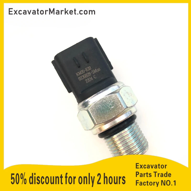 Excavator Supplies New KM25-E32 Oil Pressure Sensor Fit Excavator Parts For SANY Excavator Parts
Excavator Supplies New KM25-E32 Oil Pressure Sensor Fit Excavator Parts For SANY Excavator Parts