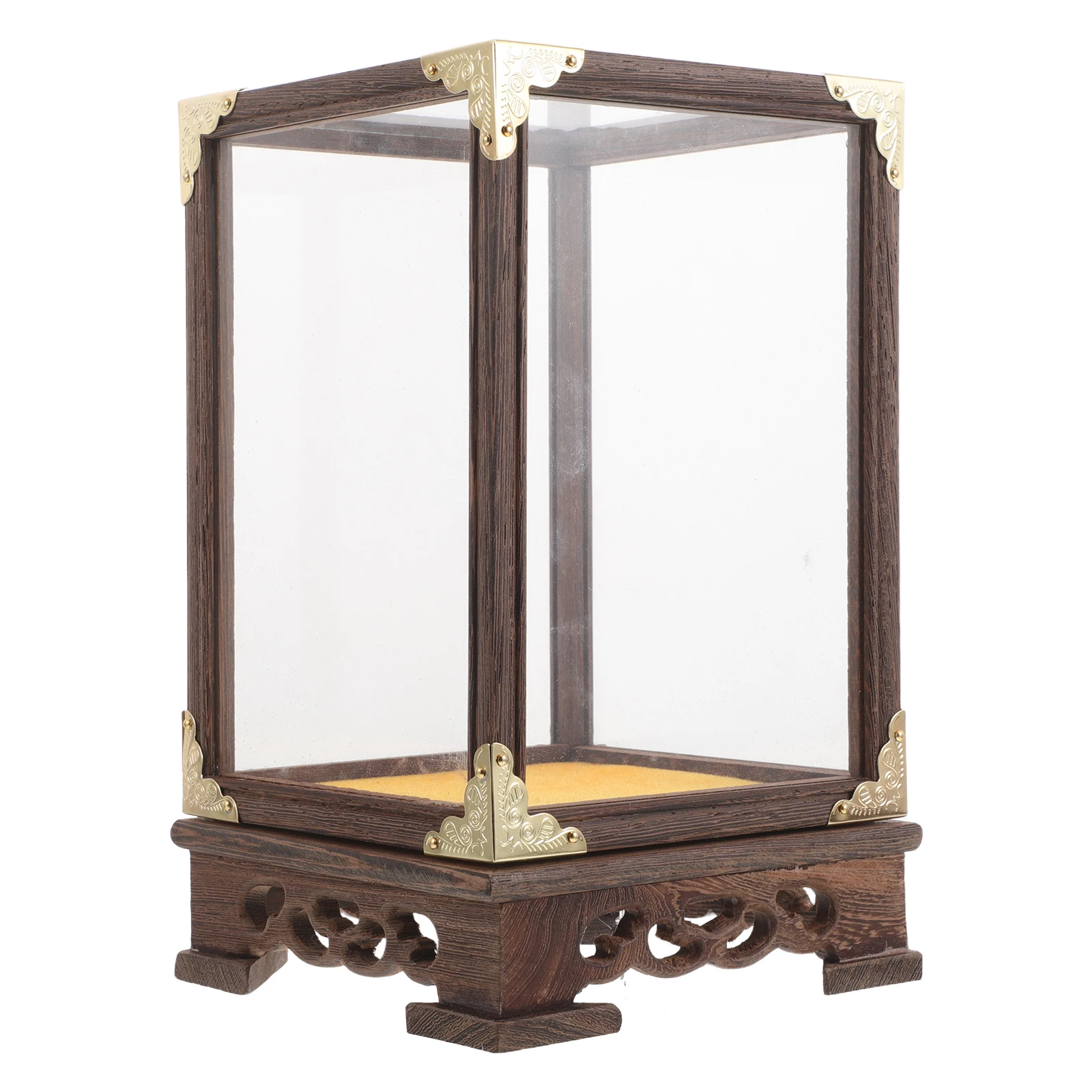 Glass-covered Treasure Cage Craft Model Display Case Collectibles Boxes Holder Household Protection Statue style
Glass-covered Treasure Cage Craft Model Display Case Collectibles Boxes Holder Household Protection Statue style