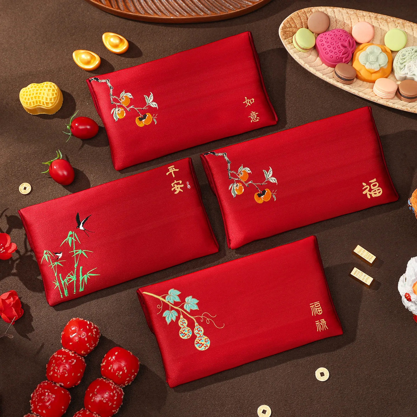 1Pcs New Year Blessing Words Brocade Red Envelope Brocade Cloth Tassel Spring Festival Money Pocket HongBao Best Wishes
1Pcs New Year Blessing Words Brocade Red Envelope Brocade Cloth Tassel Spring Festival Money Pocket HongBao Best Wishes