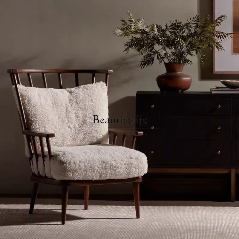 LXFrench retro solid wood single sofa chair, American high-back bed and breakfast balcony single chairSSS
LXFrench retro solid wood single sofa chair, American high-back bed and breakfast balcony single chairSSS