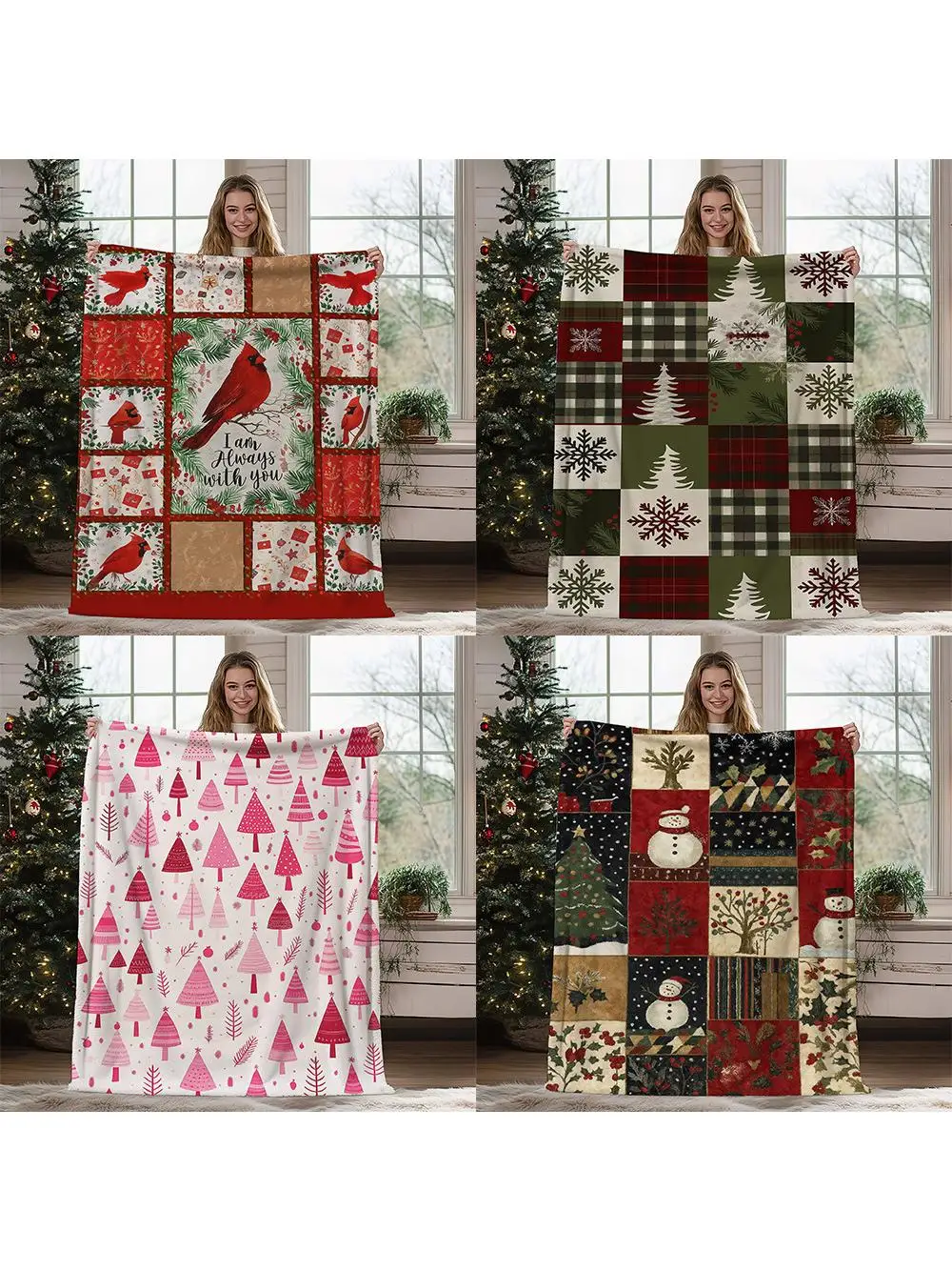 Christmas Velvet Blanket Santa Claus Christmas Tree Patterned Polyester Fiber Geometric Design European Style Home Textile
Christmas Velvet Blanket Santa Claus Christmas Tree Patterned Polyester Fiber Geometric Design European Style Home Textile