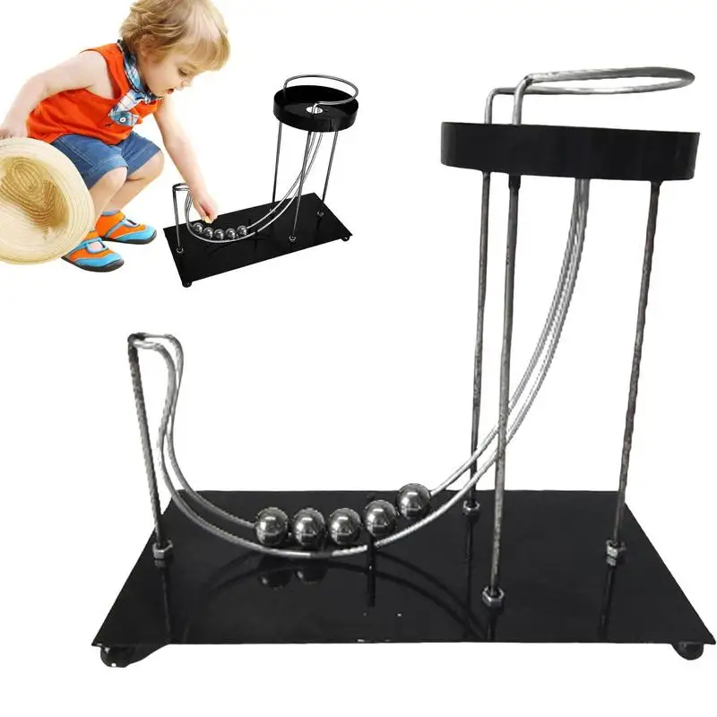 Perpetual Motion Toy Energy Ball Desk Toys For Adults And Kids Automatic Swinging Desktop Decoration Toys Educational Kinetic
Perpetual Motion Toy Energy Ball Desk Toys For Adults And Kids Automatic Swinging Desktop Decoration Toys Educational Kinetic