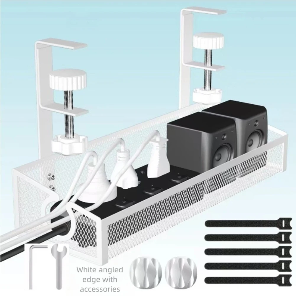 1 Set Table Bottom Cable Storage Basket Metal Adjustable Under Desk Wire Socket Management Tray Cable Organization Accessories
1 Set Table Bottom Cable Storage Basket Metal Adjustable Under Desk Wire Socket Management Tray Cable Organization Accessories