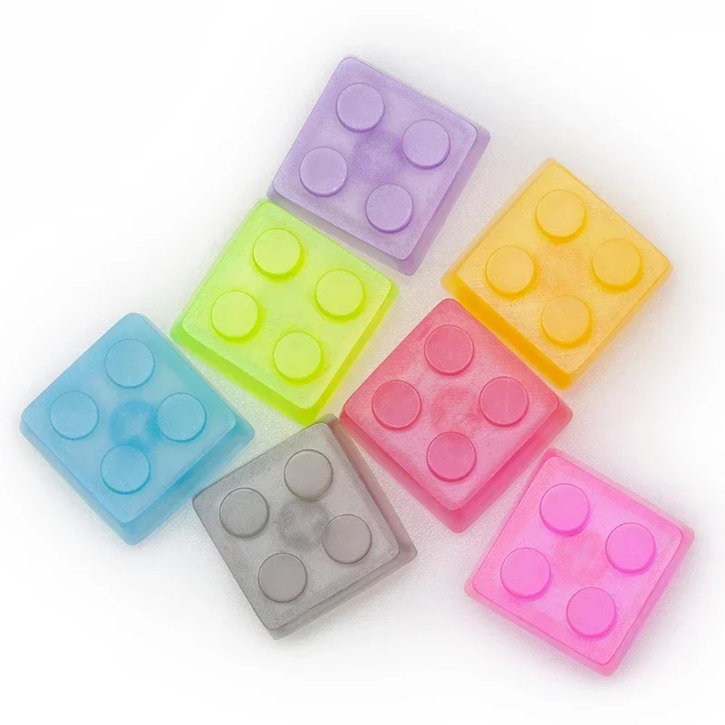 Resin Building Blocks Keycaps Custom 1U Low Axis Point Keycap Cute PBT Resin Original Design Artisan Key Cap for Low Mx Switch
Resin Building Blocks Keycaps Custom 1U Low Axis Point Keycap Cute PBT Resin Original Design Artisan Key Cap for Low Mx Switch