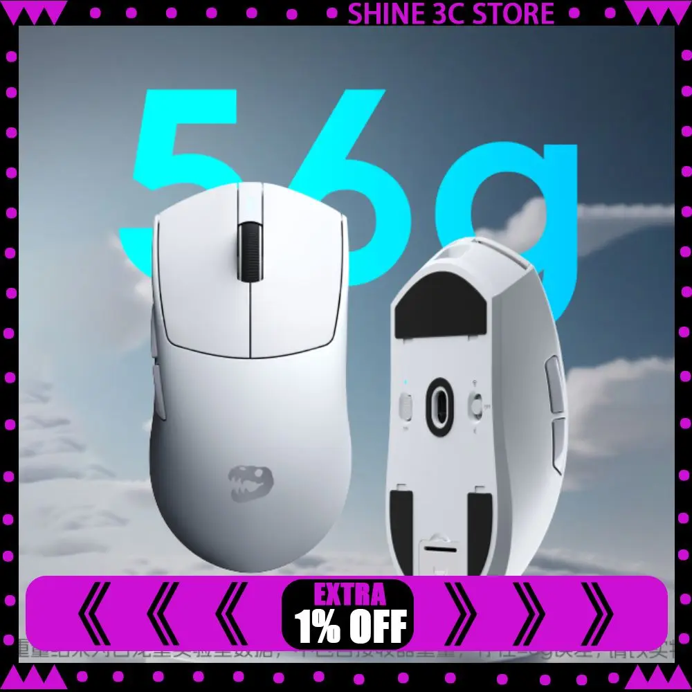 Mloong MX301 Lite Gaming Mouse Ofiice 500mAh 3Mode MLOONG S1 Exclusive Sensor TTC 1000HZ 140H Long battery life 55g Lightweight
Mloong MX301 Lite Gaming Mouse Ofiice 500mAh 3Mode MLOONG S1 Exclusive Sensor TTC 1000HZ 140H Long battery life 55g Lightweight