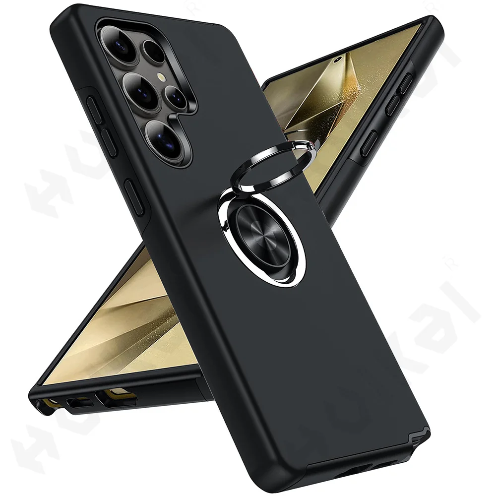 Case For Samsung Galaxy S25 S24 S23 S22 Ultra Plus A55 A35 FE A36 A56 Armor Bumper Shockproof Metal Ring Hard PC Silicone Cover
Case For Samsung Galaxy S25 S24 S23 S22 Ultra Plus A55 A35 FE A36 A56 Armor Bumper Shockproof Metal Ring Hard PC Silicone Cover