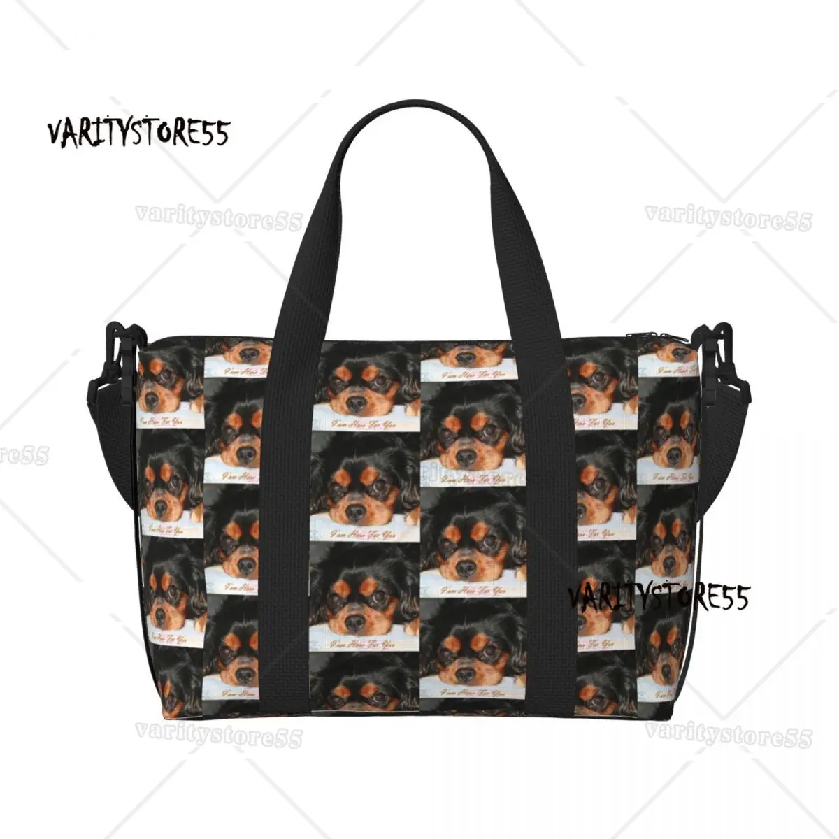 Custom The Cavalier King Charles Spaniel Puppy Beach Tote Bag for Women Animal Dog Large Compartment Gym Beach Travel Bags
Custom The Cavalier King Charles Spaniel Puppy Beach Tote Bag for Women Animal Dog Large Compartment Gym Beach Travel Bags