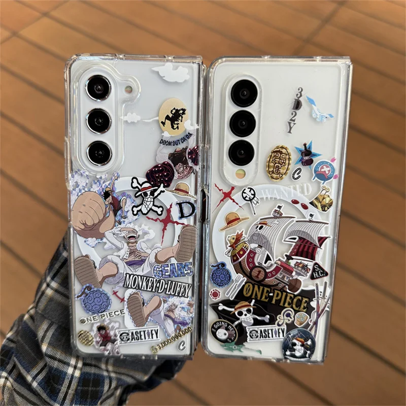 Japan Cute Anime O-One P-Piece Luffy Folding flip Magsafe Wireless Charge Case For Samsung ZFold 3 4 5 6 7 ZFold7 Magnetic Stand
Japan Cute Anime O-One P-Piece Luffy Folding flip Magsafe Wireless Charge Case For Samsung ZFold 3 4 5 6 7 ZFold7 Magnetic Stand