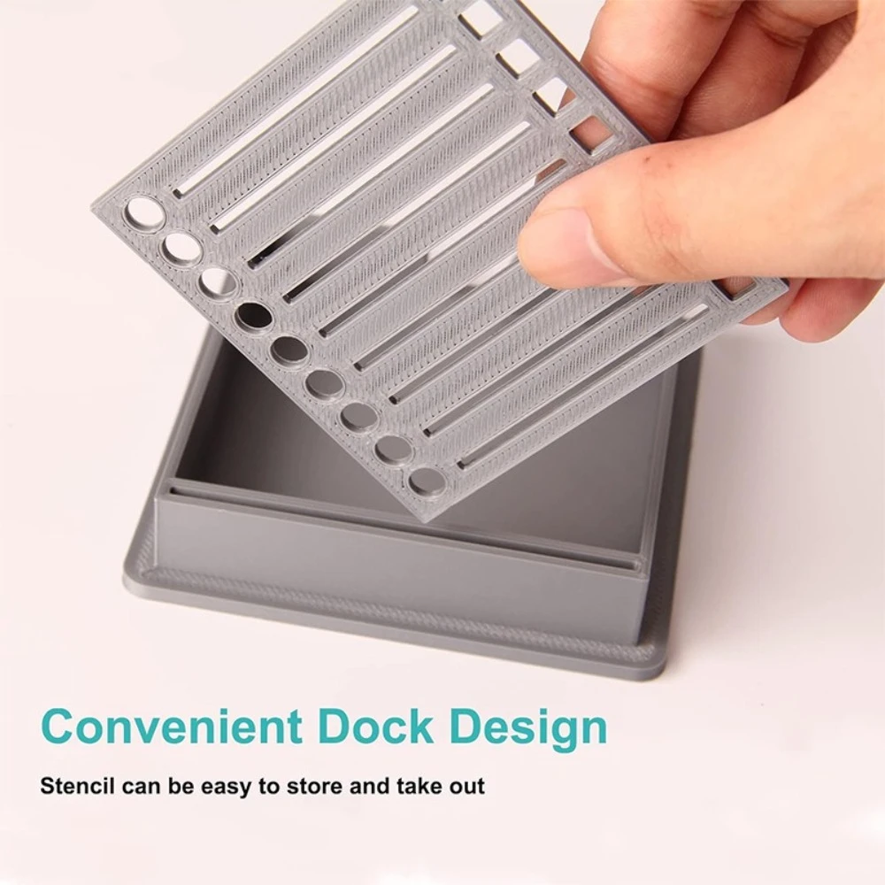 Sticky Note Holder with Stencil Note Template Sticky Note Dispenser Sticky Storage Box for Notes Pad Self-adhesive Notepad
Sticky Note Holder with Stencil Note Template Sticky Note Dispenser Sticky Storage Box for Notes Pad Self-adhesive Notepad