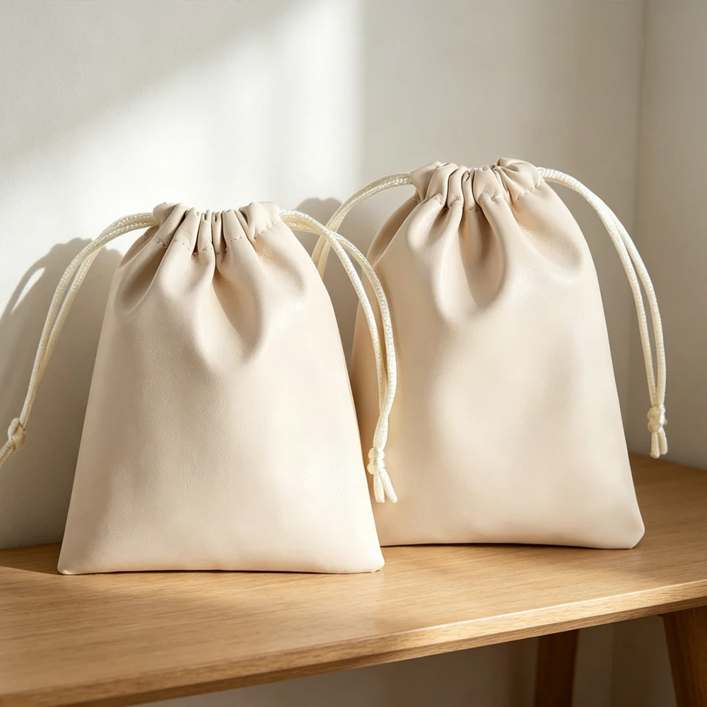 10Pcs Beige PU Leather Jewelry Drawstring Bag Ring Watch Bracelet Pendant Organizer Luxury Display Storage Memorial Party Pocket
10Pcs Beige PU Leather Jewelry Drawstring Bag Ring Watch Bracelet Pendant Organizer Luxury Display Storage Memorial Party Pocket