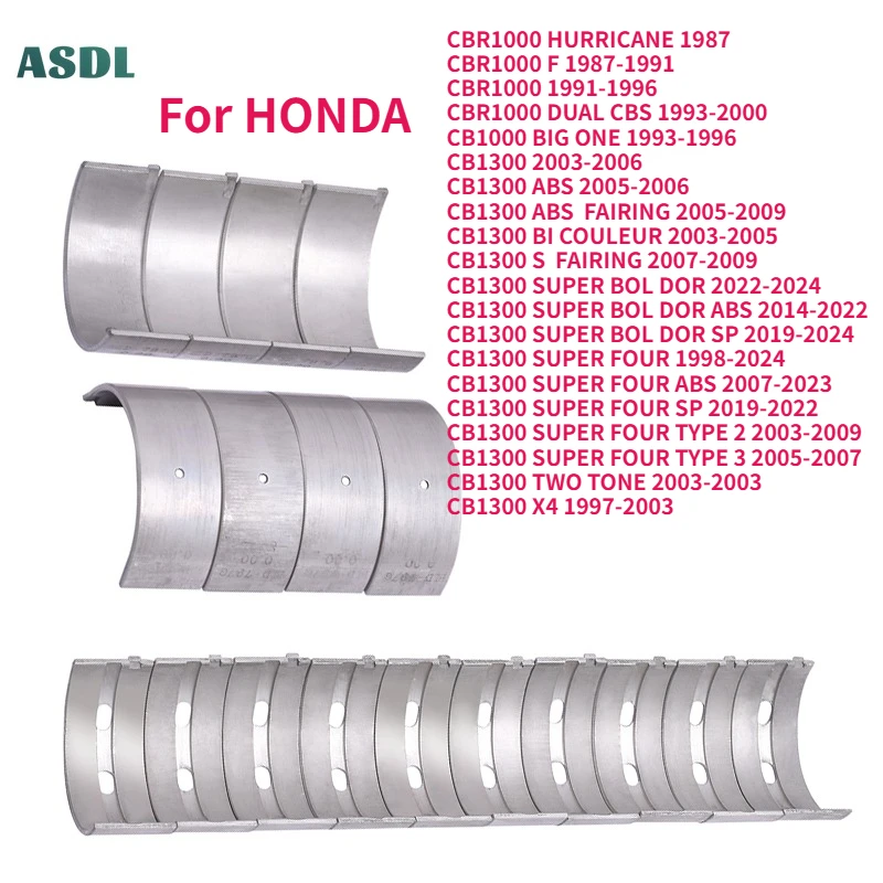 STD +25 +50 +75 +100 Motorcycle 40mm Connecting Rod 36mm Crankshaft Main Bearing For Honda CBR1000 CB1000 CB1300 CB 1000 1300
STD +25 +50 +75 +100 Motorcycle 40mm Connecting Rod 36mm Crankshaft Main Bearing For Honda CBR1000 CB1000 CB1300 CB 1000 1300