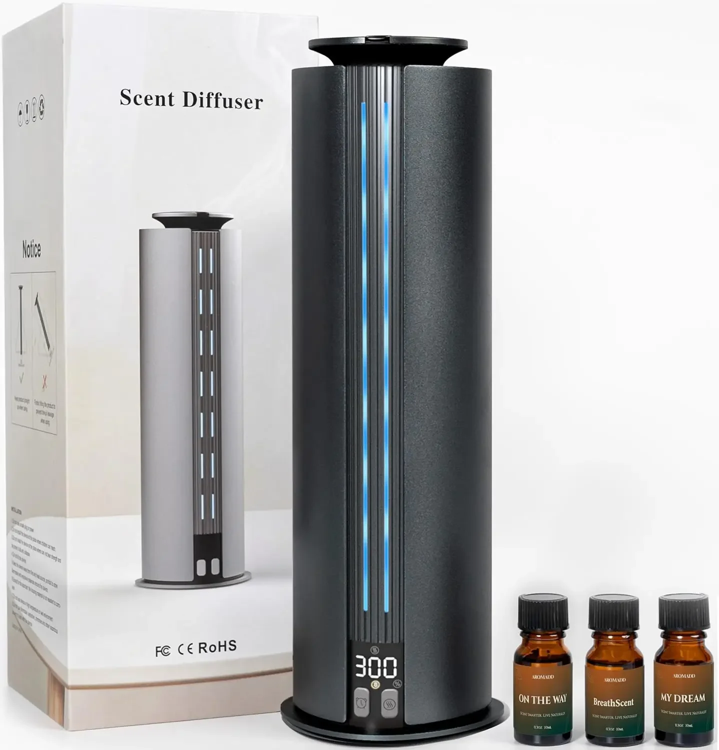 1800 Sq Ft Waterless Diffuser, 100ml Hotel Collection Diffuser Scent Air Machine for Home Cold Air Essential Oil Diffuser
1800 Sq Ft Waterless Diffuser, 100ml Hotel Collection Diffuser Scent Air Machine for Home Cold Air Essential Oil Diffuser
