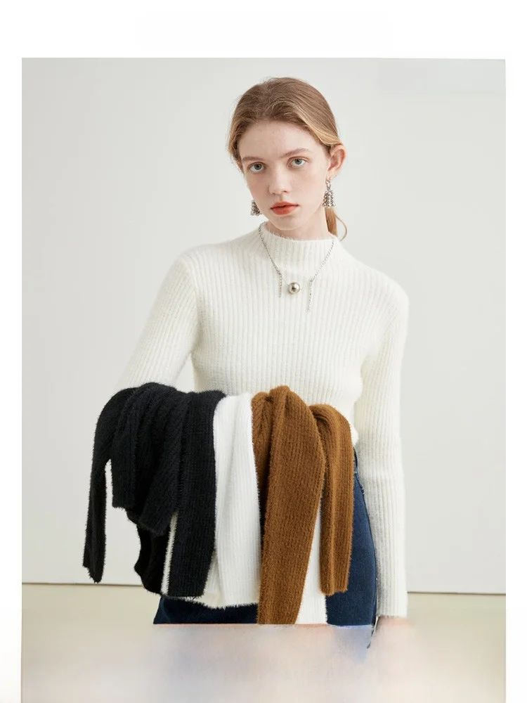 Vega Chang Women's Knitted Wool Sweater Faux Fur Base Layer Top Slimming Sle Autumn Winter New Arrival Straight Cut Commute...
Vega Chang Women's Knitted Wool Sweater Faux Fur Base Layer Top Slimming Sle Autumn Winter New Arrival Straight Cut Commute...