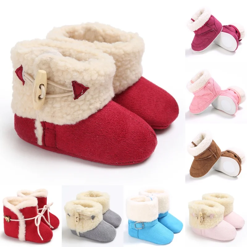 Baby Autumn Winter Boots Baby Girl Boys Winter Warm Shoes Solid Fashion Toddler Fuzzy Balls First Walkers Kid Shoes 0-18M
Baby Autumn Winter Boots Baby Girl Boys Winter Warm Shoes Solid Fashion Toddler Fuzzy Balls First Walkers Kid Shoes 0-18M