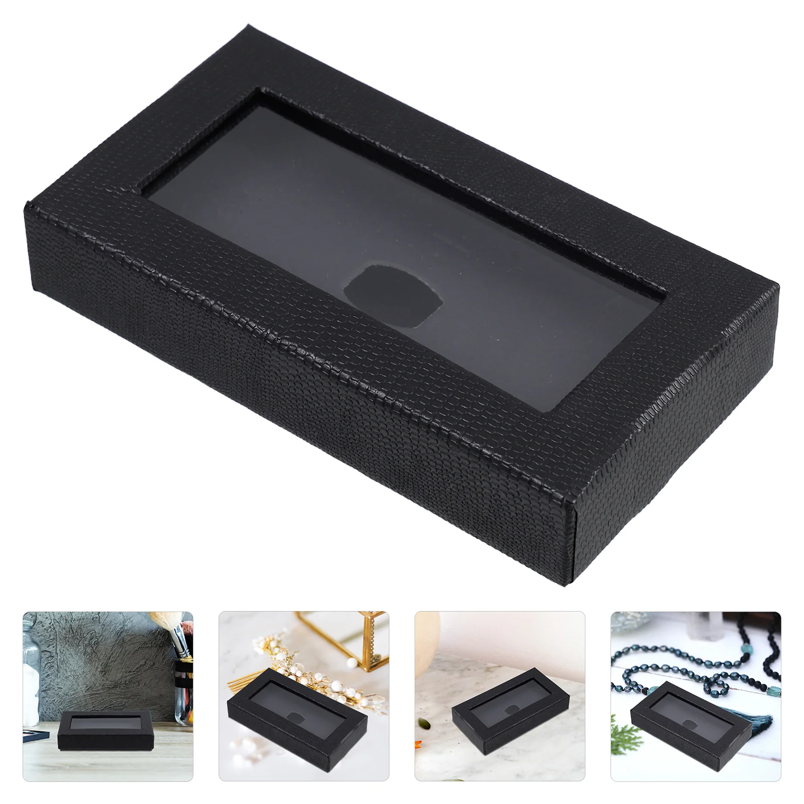 4pcs Trendy Snake Print Pattern Clear Window Bow Tie Holder Box Men Bow Tie Packaging Box for Formal Events and Proposals
4pcs Trendy Snake Print Pattern Clear Window Bow Tie Holder Box Men Bow Tie Packaging Box for Formal Events and Proposals