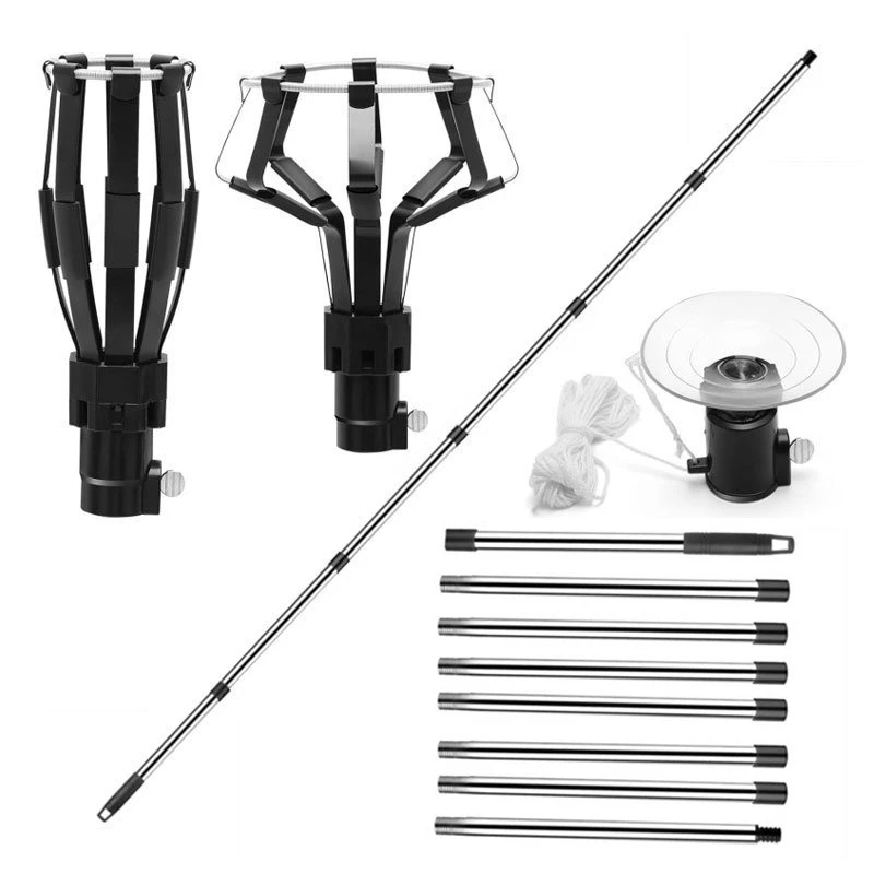 High-altitude light bulb changing artifact, fruit picker, suction cup, light picker, three-piece set
High-altitude light bulb changing artifact, fruit picker, suction cup, light picker, three-piece set