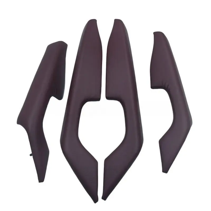 Armrest Handle Base Plate Cover Panel Set(4Pcs) For Toyota Hilux 2015-2024 Front Rear Door Lids L/R B