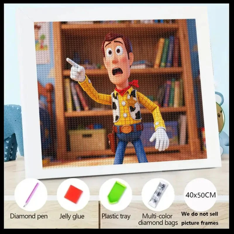 1 шт. Disney Pixar Toy Story Woody 5D набор для алмазной живописи, полный набор для рисования своими руками для детей и взрослых, мультяшный ковбой Вуди шокированный
1 шт. Disney Pixar Toy Story Woody 5D набор для алмазной живописи, полный набор для рисования своими руками для детей и взрослых, мультяшный ковбой Вуди шокированный