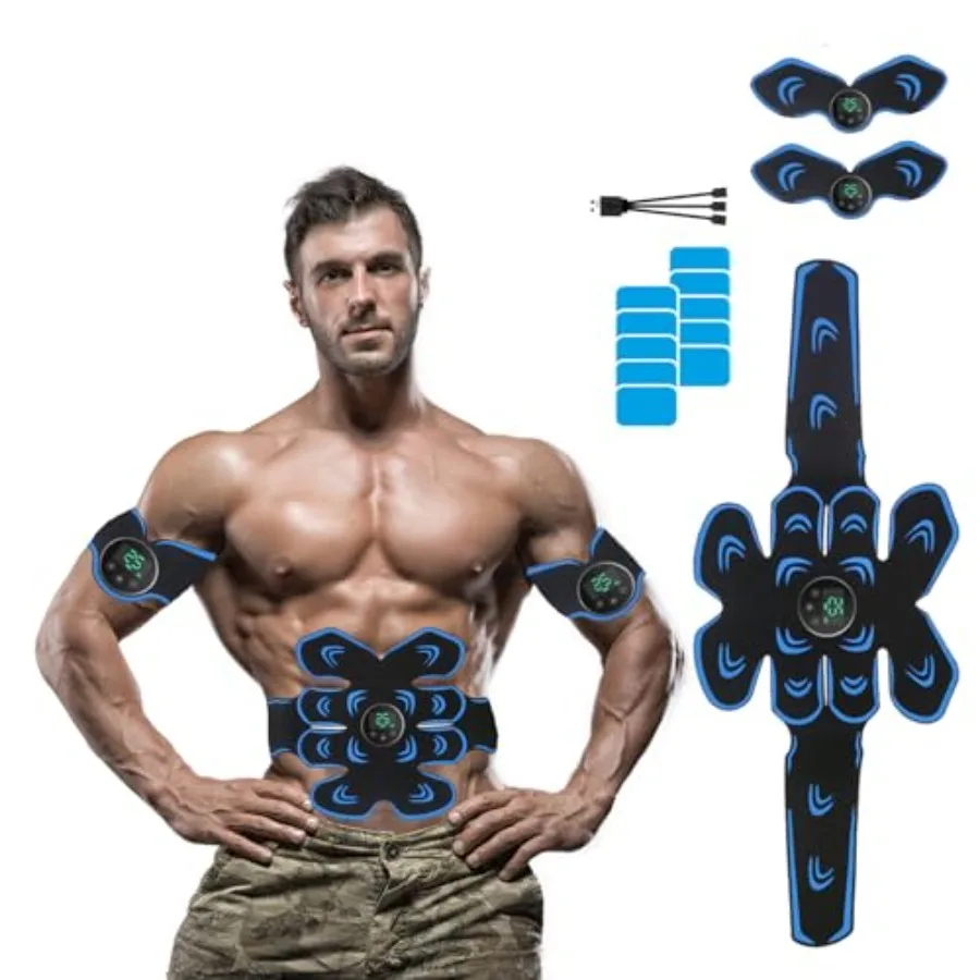 ABS Stimulator Abdominal Toning Belt Trainer Abs Workout Equipment Ab Sport Exercise Belt for Men and Women
ABS Stimulator Abdominal Toning Belt Trainer Abs Workout Equipment Ab Sport Exercise Belt for Men and Women